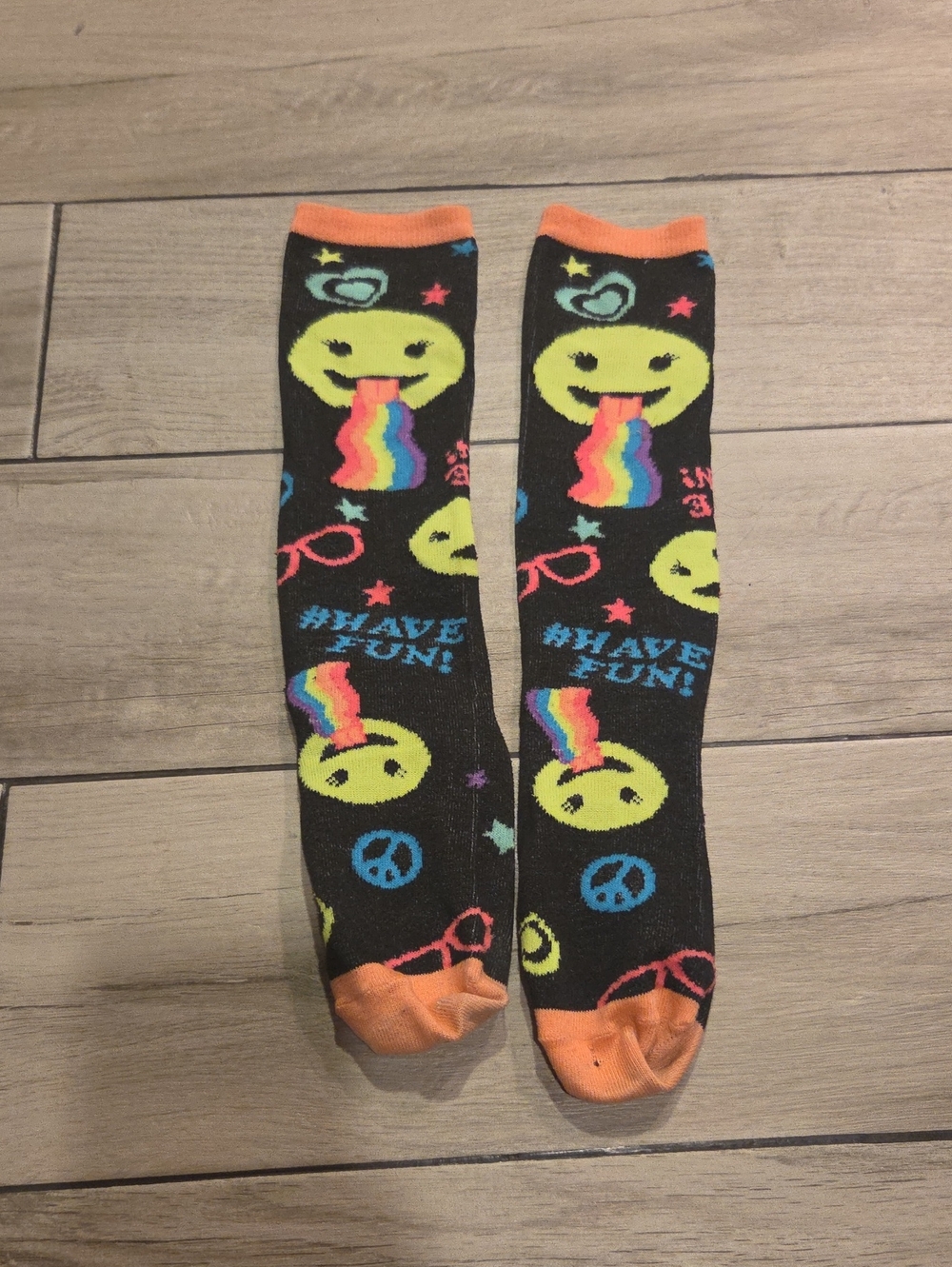 🦔Black Justice Rainbow Emoji Knee-High Socks